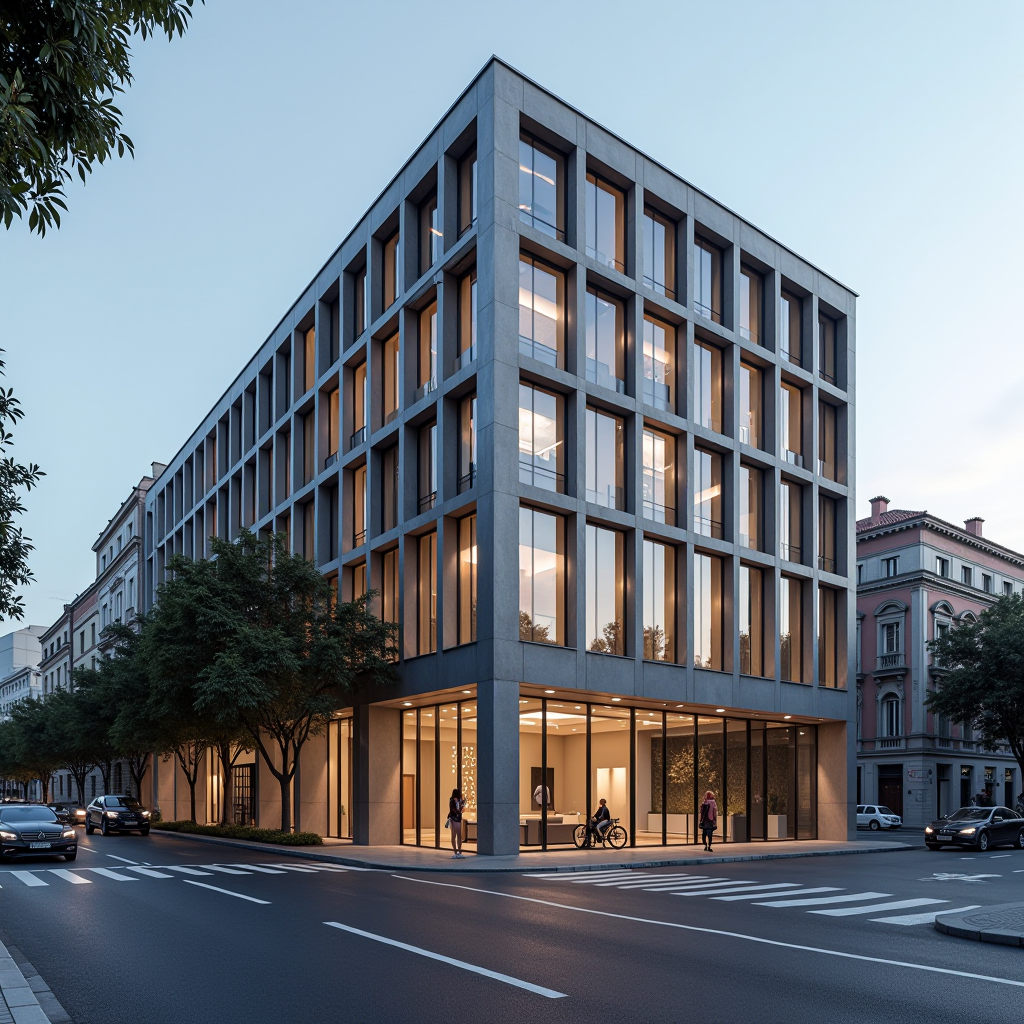 Elegante edificio per uffici nel distretto finanziario di Milano con architettura moderna e atmosfera professionale